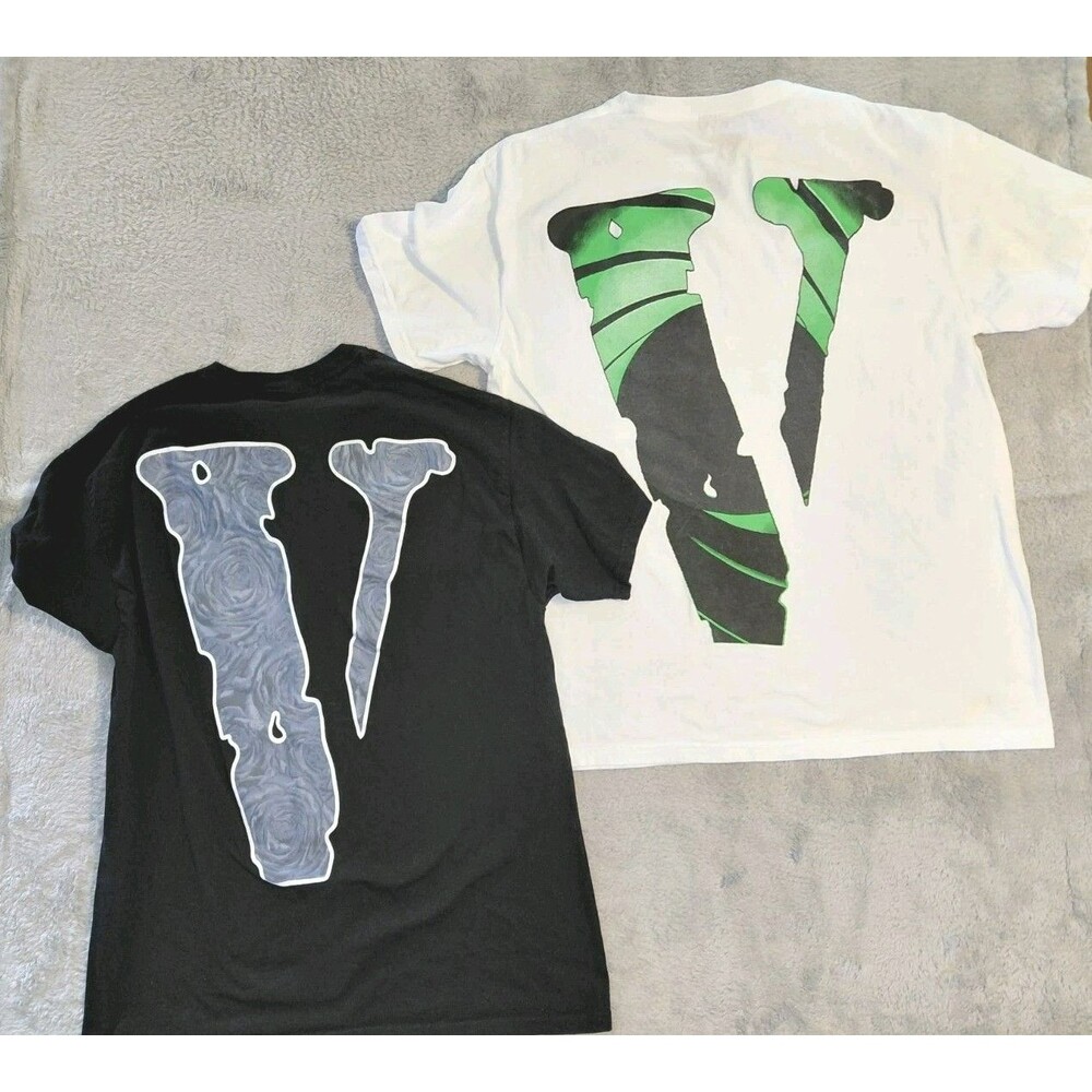 VLONE Juice Wrld The Weekend Double Agent The Woo T-Shirt Lot Sz Large Authentic